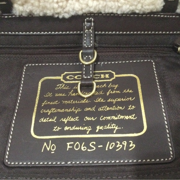 Coach Signature and Sherpa Trim Tote and Wristlet Bundle - Picture 8 of 11